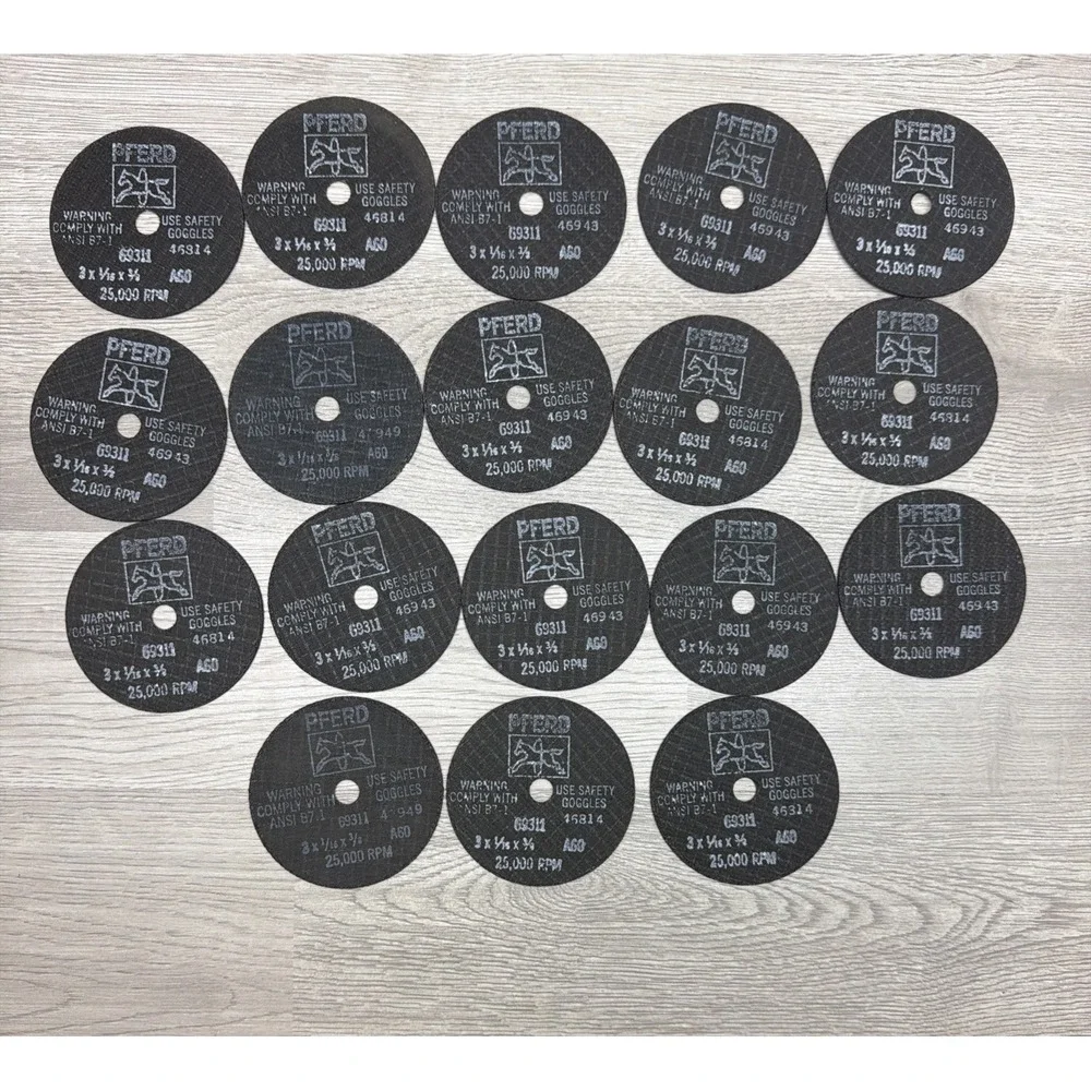 Lot of 19 PFERD Cut Off Wheels 69311  3